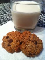 Healthy Choc Chip Coconut Cookies