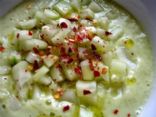 Raw Creamy Cucumber Soup