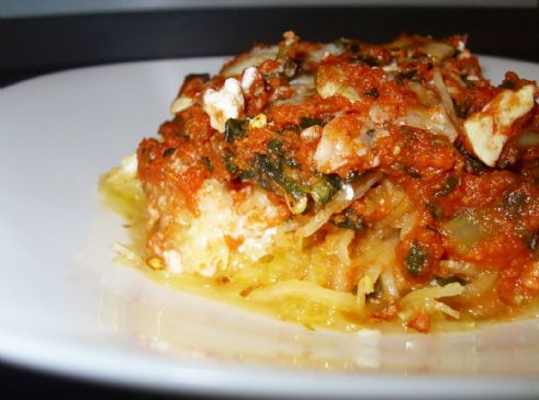 Spaghetti Squash Bake Recipe | SparkRecipes