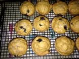 Whole Wheat Blueberry Banana Bread muffins