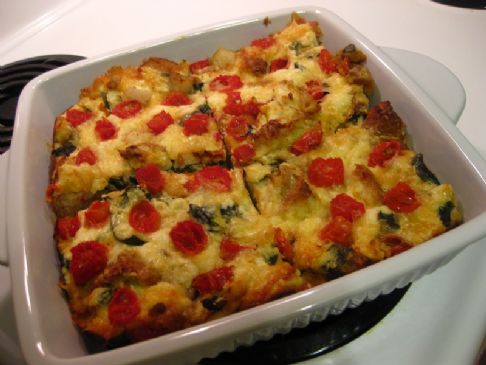 Mediterranean Breakfast Casserole Recipe  SparkRecipes