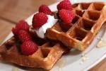 Waffles with Vanilla Yogurt and Berries (Seventeen Magazine recipe)