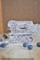 Blueberry Bliss Bars from My Whole food Life.com  (made healthier)