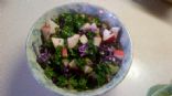 Kale and Red Cabbage Slaw