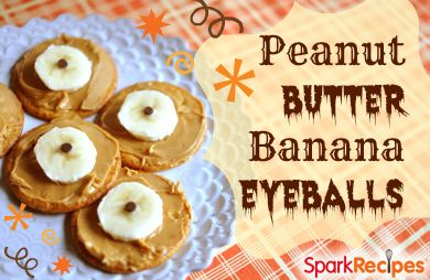Peanut Butter Banana Eyeballs