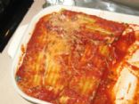 Cottage Cheese Stuffed Manicotti