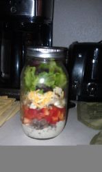 Mason jar salad