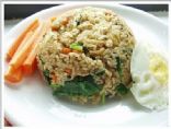 Thai basil fried rice (with chicken and brown rice)