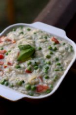 Vegetable Goat Cheese Risotto