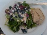 Spinach Salad with Tuna on Side