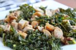 Sausage, Kale, Cabbage in Creamy White Sauce