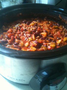 Easy Crockpot Chili (Stove Top Included) - Julie's Eats & Treats ®