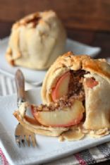 Wrapped Baked Apple Crumble