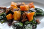 Roasted Butternut Squash With Spinach Recipe