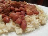 Slow Cooker Red Beans w/ Brown Rice