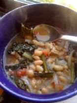 Rosemary Bean, Kale & Chicken Soup