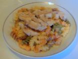 Wacky Mac and Cheese with Grilled Chicken