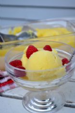 Creamy Pineapple Sorbet