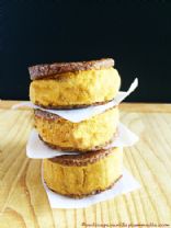 Ginger Pumpkin Ice Cream Sandwiches