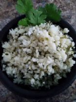 Cauliflower Rice w/lime & cilantro