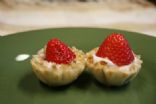 Fillo shells w/Yogurt, Walnut, Strawberry, 26 cal