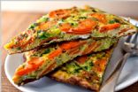 Carrot and Leek Frittata with Terragon 