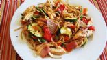 Pasta with Vegetables and Grilled Chicken