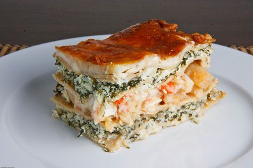 Seafood Lasagna Recipe | SparkRecipes
