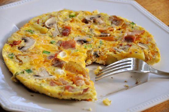 mamaCD open faced omelet Recipe | SparkRecipes