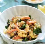 Prawns with Roasted Cauliflower