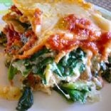 Turkey Lasagna with Spinach and Mushrooms