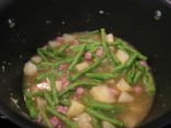 Southern Style Green Beans, Ham and Potatoes