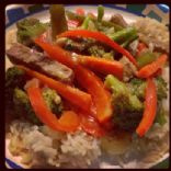 Vegetable & Beef Stirfry