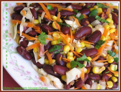 Red Kidney Beans Salad Recipe  SparkRecipes