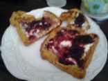 Boysenberry and Mascarpone French Toast