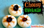 Creepy Cheesy Eyeballs (Halloween Party Bites)