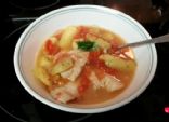 Poached Cod in Tomato Broth