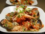 HCG Phase 2 - Lobster and Clams with Tomato Veal Broth and Cauliflower