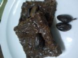 Alexandra's cocoa nibs fudge