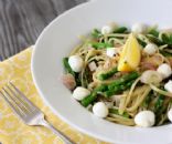 Linguini with Lemon Roasted Asparagus