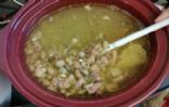 Slow Cooker Bean with Ham soup