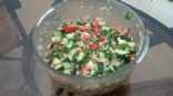 Easy cool cucumber salad