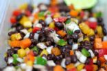 Spicy black bean salad