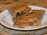 Salmon Hummus Wrap