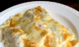 Chicken Enchiladas with Sour Cream White Sauce