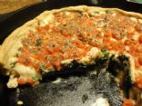 Chicago Style Spinach Pizza with Whole Wheat Crust