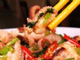 Spicy Stir Fried Octopus w/ Vegetables