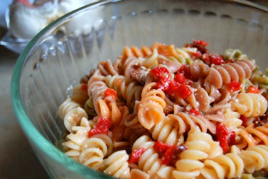 Tuscan Pasta Salad Recipe | SparkRecipes