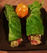 Clean Chicken salad wraps