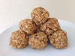 No Cook, 4 Ingredient Oatmeal Peanut Butter Protein Balls